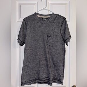 Men's pd&c Heather Gray V-Neck T-Shirt - Size Small